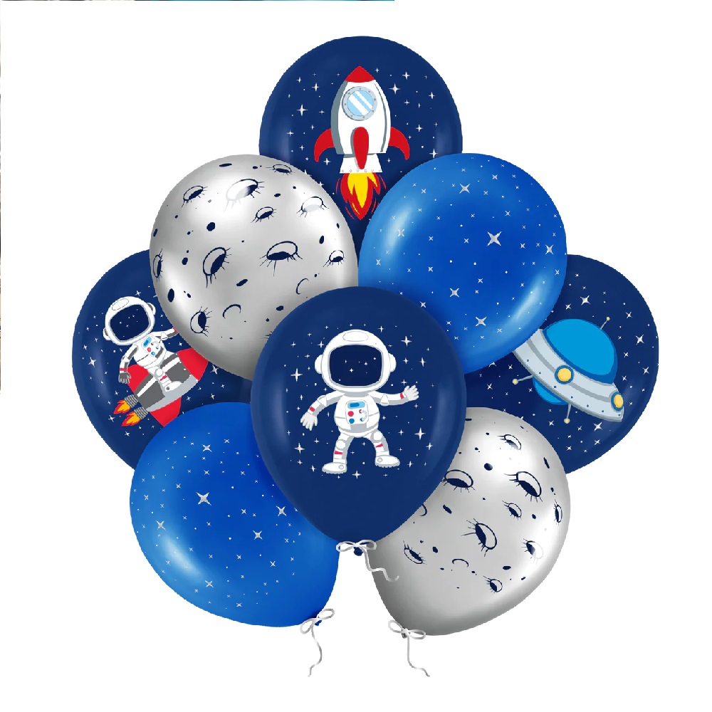 Балони космос космическо парти, 30 см, 8 броя