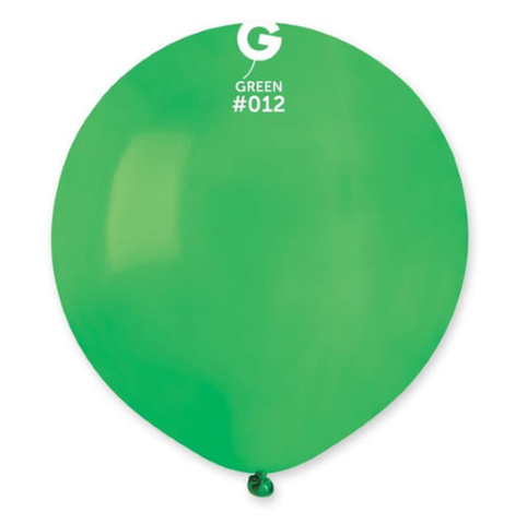 Кръгъл балон зелен латекс G150/012 48 см