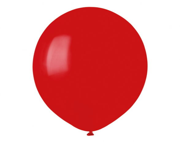 Кръгъл балон червен латекс G150/45 48 см