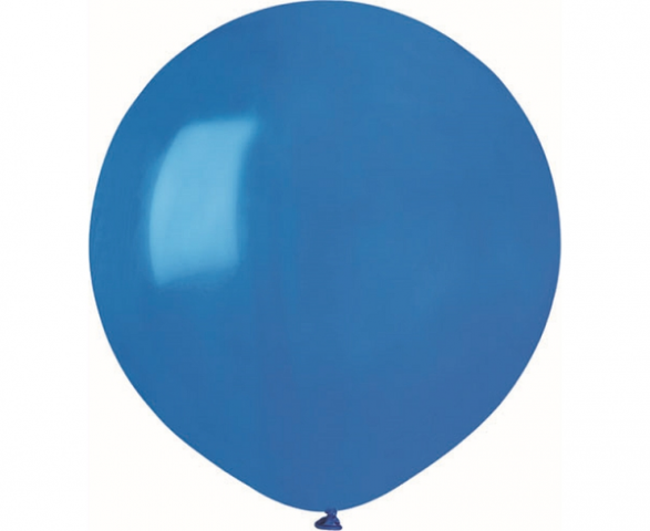 Кръгъл балон син латекс G150/010 48 см