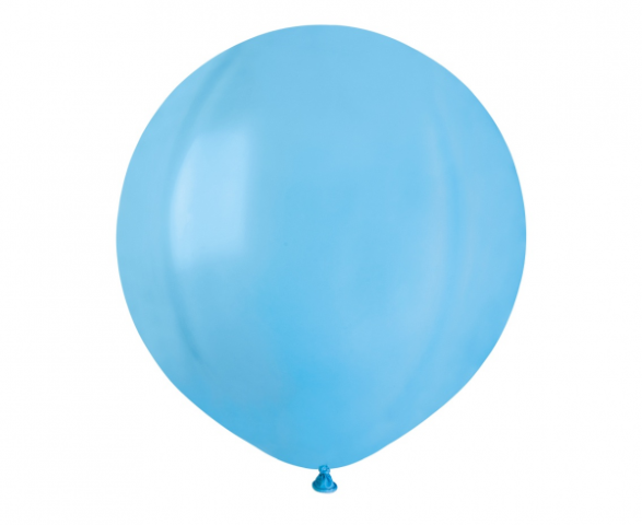 Син кръгъл балон светлосин латекс 48 см G150/09