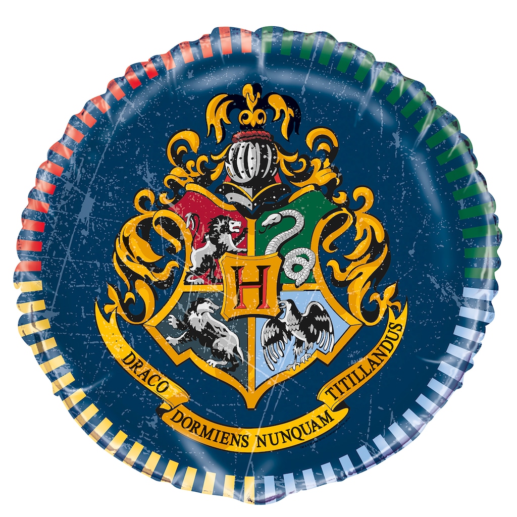 Хари Потър фолиев балон герб, кръг 43 см