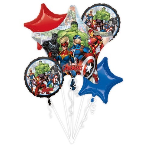 Комплект балони Отмъстителите Avengers, 5 броя