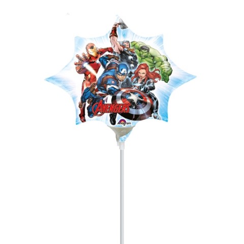 Мини балон Отмъстителите Avengers, 25 см, без пръчка