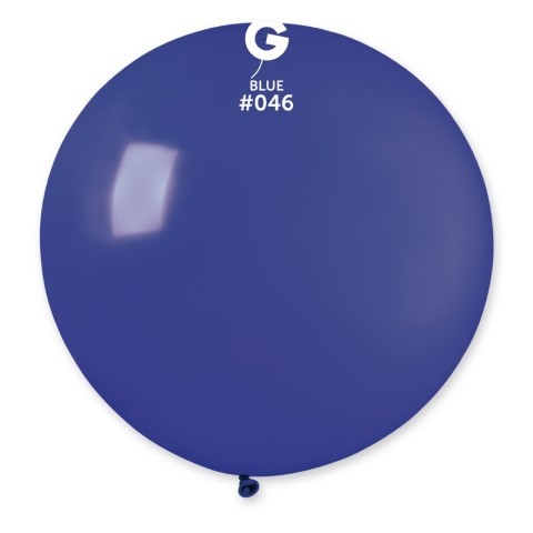Син кръгъл балон тъмносин индиго 80 см G220/46
