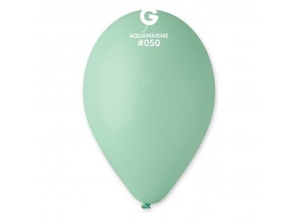 Латексов балон аквамарин 26 см G90/50, пакет 100 броя 1