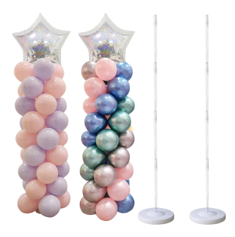 Стойка за балони, колона - 2 броя х 150 см височина