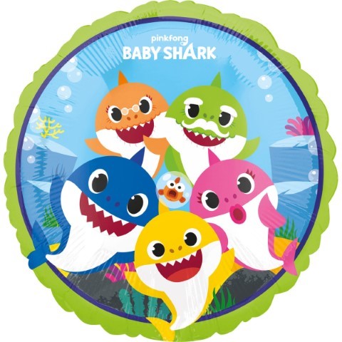 Балон Бебе Акула / Baby Shark кръг