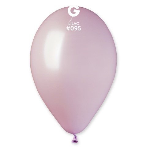 Балон светлолилав металик люляк GM90/95 26 см, пакет 100 броя