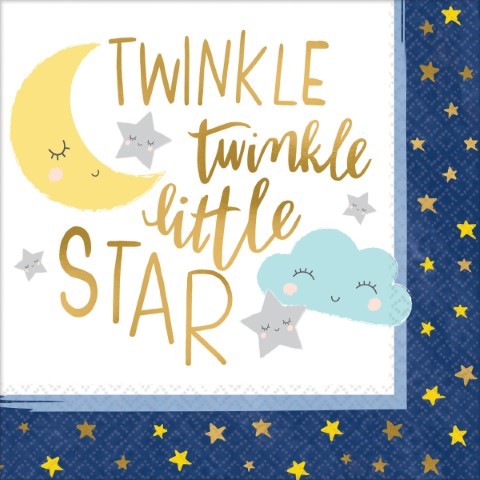 Салфетки Twinkle Little Star, 16 броя