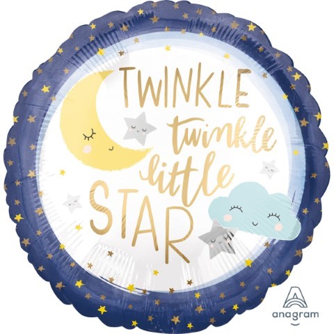 Балон Twinkle Little Star сатен кръг