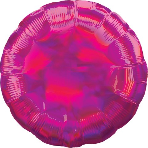 Фолиев балон кръг циклама иридесцентен/преливащи се цветове, 43 см