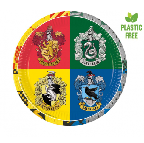 Парти чинии Хари Потър Harry Potter 23 см, 8 броя FSC 1