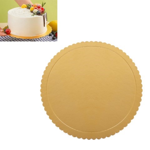 Подложка за торта /кръгла/ златна, 30 см