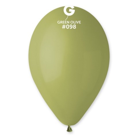Балон маслинено зелен Olive green 30 см G110/98