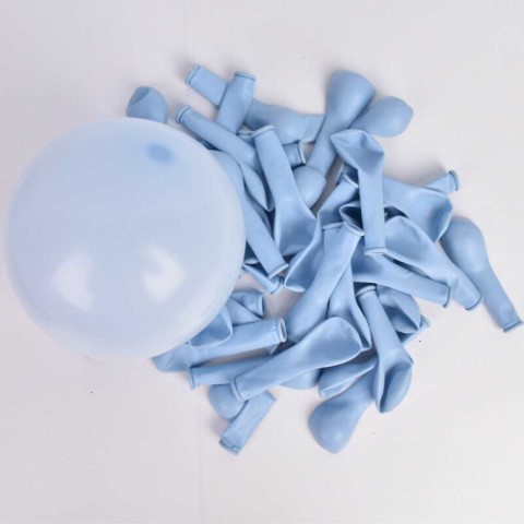 Малки балони макарон син 15 см, пакет 100 броя Balonevi