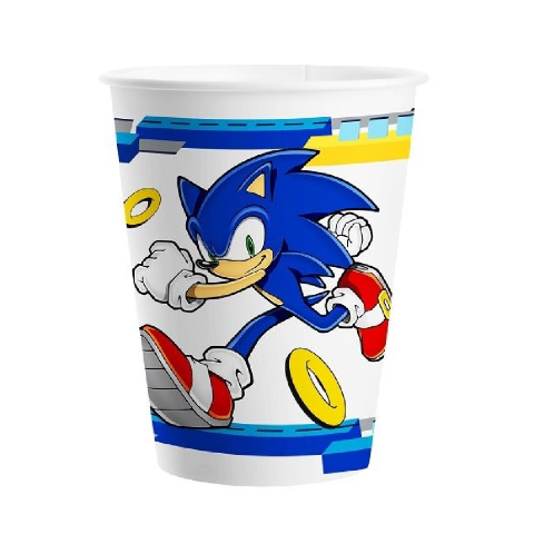 Чаши Соник Таралежа Sonic the Hedgehog, 8 броя