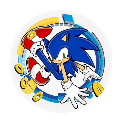 Чинийки Соник Таралежа Sonic the Hedgehog, 8 броя