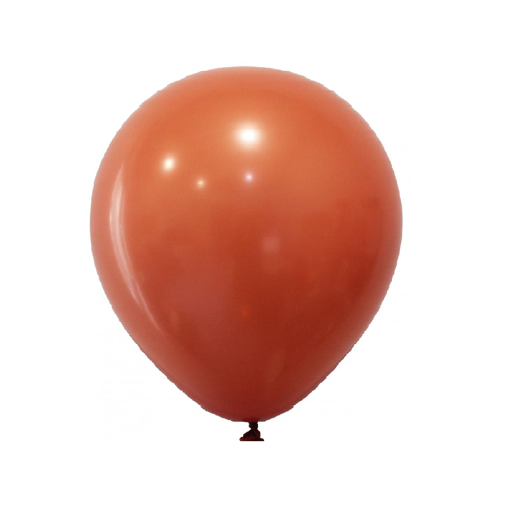 Малък балон теракота, керемидено червено, пастел 15 см Balonevi, 1 брой